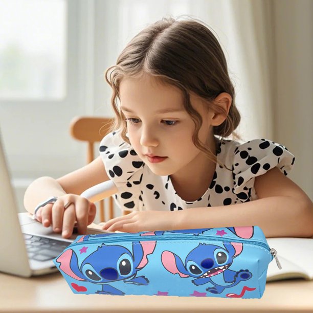 2025 Stitch Kawaii Cute Cartoon Large Capacity Pencil Bag Student Stationery Storage Bag Pencil Bag