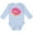 AE-Light Blue, variant on Inktastic Pink Donut with Sprinkles Boys or Girls Long Sleeve Baby Bodysuit