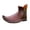 Brown, variant on Mens Pointed Toe Ankle Boots Medieval Slip On Shoes For Men Halloween Party Casual Footwear Brown US:7.5