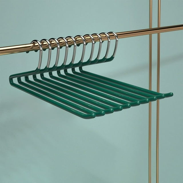 -shaped Trouser Hanger-shaped Trouser Hanger Household Non-slip Stainless Steel Wardrobe Storage Artifact