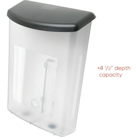 Deflect-O® Outdoor Literature Box, 13 1/8"H x 10"W x 4 1/2"L, Clear