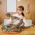 thumbnail image 4 of BAELLERT Snake Plush Toy Realistic Colorful Snake Plushie Educational Stuffed Doll Home Office Bedroom Decoration Prank Prop Kids Adults Christmas Gift, 4 of 8