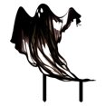 thumbnail image 2 of Halloween Yard Signs with Decorative Metal Garden Stakes â Outdoor Patio Porch Decorations, Weather-Resistant Lawn Markers - Black, 2 of 7