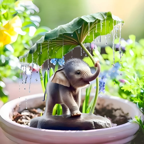XIBUFE 2026 New Outdoor Elephant Sculpture Statue Garden Accessories Outdoor Decor for Patio,House,Garden,Yard Supplies for Lawn,Balcony,Outdoor Decoration,Home Decor,Landscape Decor