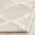 thumbnail image 4 of SAFAVIEH Cambridge Liam Geometric Wool Runner Rug, Light Pink/Ivory, 2'6" x 6', 4 of 11