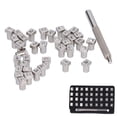 thumbnail image 4 of Alphabet Punch, 37Pcs Durable Quickly Alphabet  Punch Set Incisive Punch  For Wallets For Belts For Builder For Temporary Worker, 4 of 8