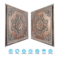 thumbnail image 5 of Village style ceiling tiles Decorative pvc panels for Restaurant PL08 Weathered copper 10Pcs/pack, 5 of 9