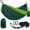 Green & Green-Large, variant on Camping Hammock 500 lbs Capacity, Portable Hammocks with Tree Straps & Attached Carry Bag, Camping Essentials Gear, Perfect for Outside Indoor Hiking Beach Backpack Travel