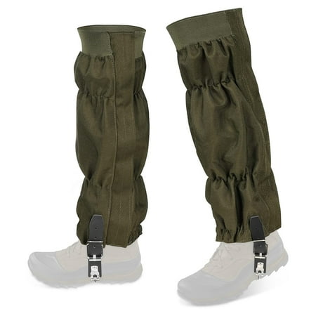 Arealer Waterproof Hiking Leg Gaiters Leg Protection Snow Boot Gaiters for Camping Climbing