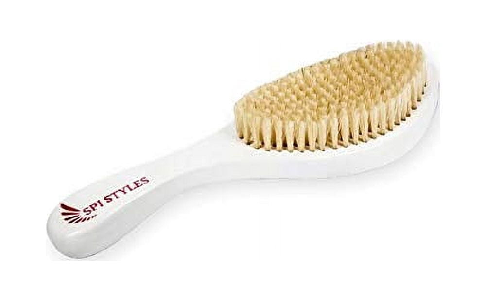 SPI Styles Snowman 360 Pro Wave Brush SOFT Snow White