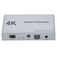 thumbnail image 2 of Distribuidor Extractor de Audio HDMI 2 en 1 salida 4k 30hz HDMI a HDMI optica spdif 3.5mm, 2 of 8