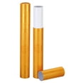 thumbnail image 1 of Uxcell 2 Inch x 17 Inch Poster Tube Photo Storage Tube Calligraphy Painting Tubes Mailing Tubes, Yellow 2 Pack, 1 of 5
