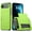 Green, variant on For iPhone Air Case Wallet with Slide Hidden Card Holder Slot Slim Dual Layer Heavy Duty Shockproof Hard PC Hybrid TPU Phone Case Kickstand Protective Cover,Armygreen