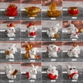 thumbnail image 6 of Sunjoy Tech 2Pcs Resin Rabbit Ornaments Miniature Chinese Year of The Rabbit Figurines for Home Office Decor, 6 of 8