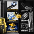 thumbnail image 5 of 3/8" Extended Cordless Ratchet Wrench For Dewalt 20V Series Batteries - 250 RPM, 88 N.m Torque, Built-in LED Light, 6-inch Extended Long Neck, High-Performance Electric Power Ratchet, 5 of 15