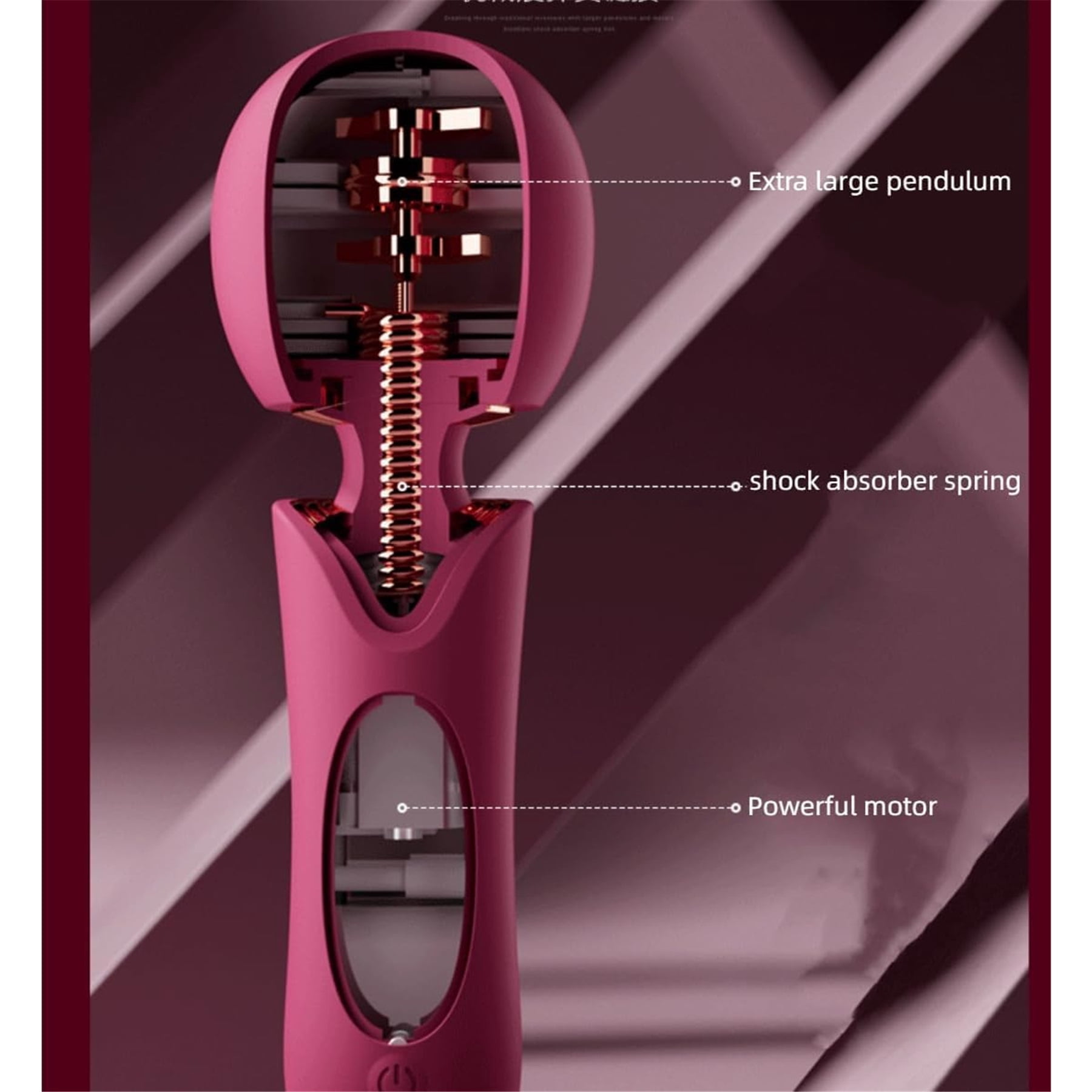 Personal massager, handheld electric massager, rechargeable wireless massager, women's personal massager, full body deep tissue massager, suitable for muscles, neck, shoulders, back, legs, feet
