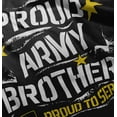 thumbnail image 4 of Military Logo Proud US Army Brother Youth T Shirt Tee Boys Infant Toddler Brisco Brands 12M, 4 of 5