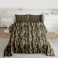 thumbnail image 2 of Castle Fairy Kids Vintage Camouflage Twin Comforter Sets,Geometric Camo Bedding Set, 2 of 8