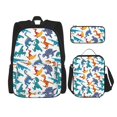 thumbnail image 1 of Fotbe Block Dinosaur Set Escolar 3 en 1 para Niños - Mochila Duradera con Lonchera Aislante y Estuche para Lápices - Mochila Escolar para Niños y Niñas, 1 of 7