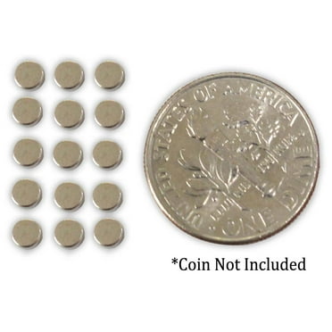 12 Piece 1/8" Mini Deep Rare Earth Magnets For Crafting : ( Pack of 2 Packages ) (TRUVUE: MC-08861-Z02)