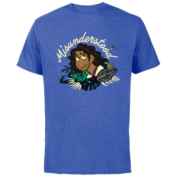 Disney Encanto Misunderstood Bruno Floral Paradiso - Short Sleeve Cotton T-Shirt for Adults - Customized-Royal Heather