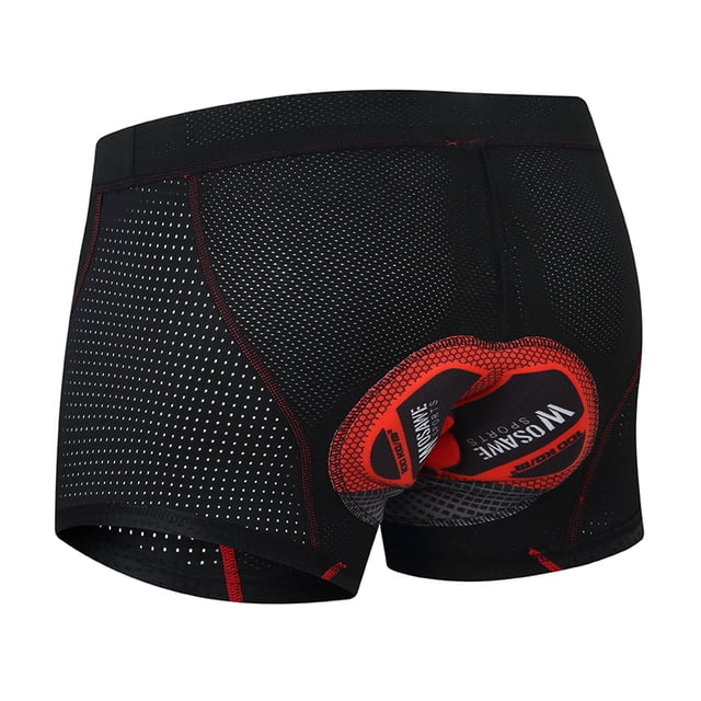 Pantalones cortos de ciclismo para hombre Pantalones cortos acolchados para ropa interior de bicicleta MTB Wosawe pantalones cortos de ciclismo