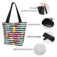 thumbnail image 4 of Sikiie Trendy Colorful Pineapples Shoulder Bag Casual Hobo Crossbody Tote Bag for Women and Men Large Purse Messenger Bag Travel Work, 4 of 6