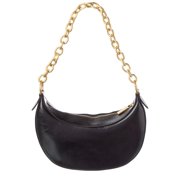 Off-White™ Hemisphere Leather Hobo Bag, Black