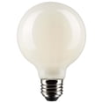 thumbnail image 2 of Satco 6w G25 Globe Filament LED 5000K Medium Base White Dimmable - 60w equiv, 2 of 3