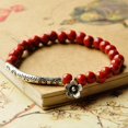 thumbnail image 3 of Women Multicolor Beads Shape Metal Stitching Bracelet, 3 of 9