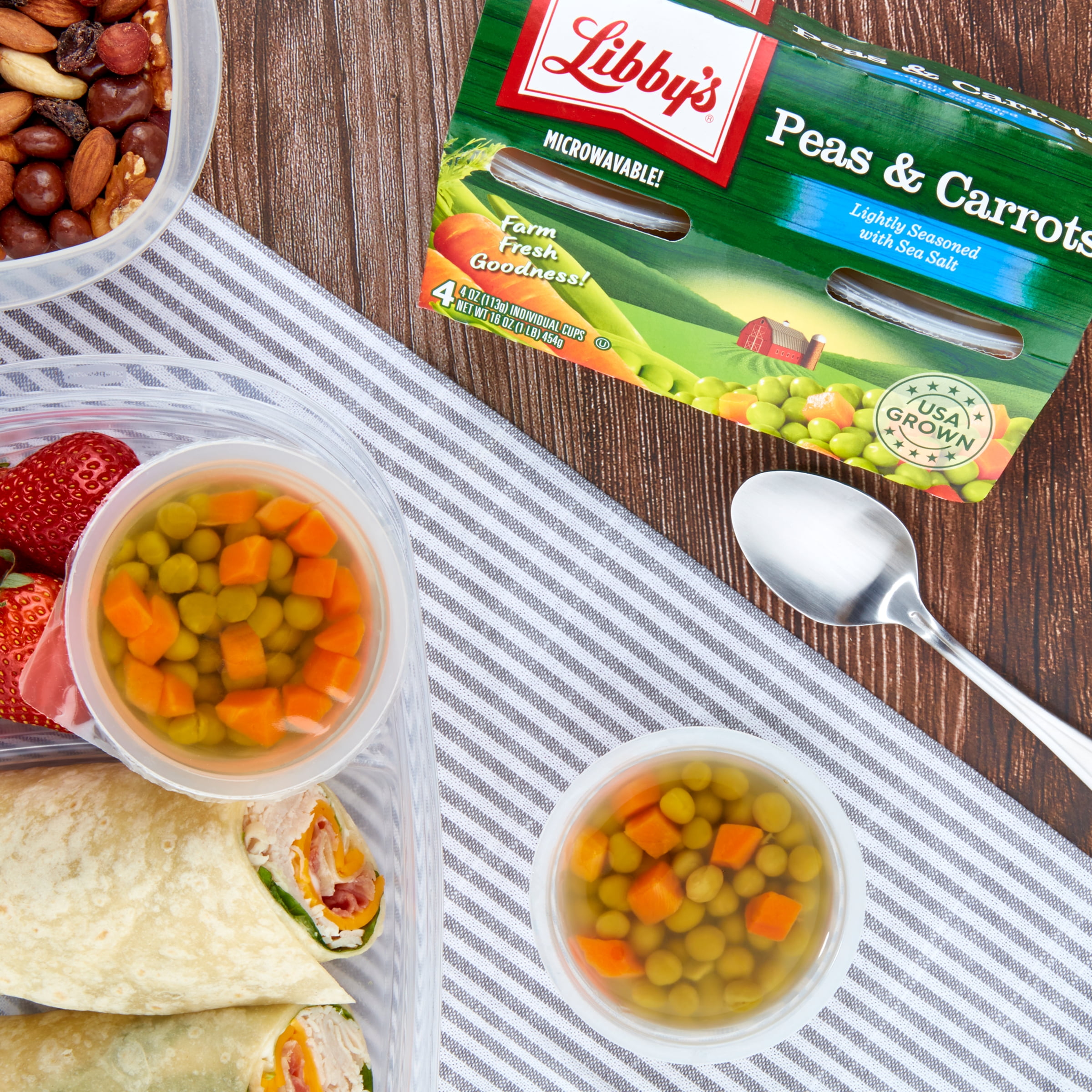 (6 pack) Libby's® Peas & Carrots 4-4 oz. Cups