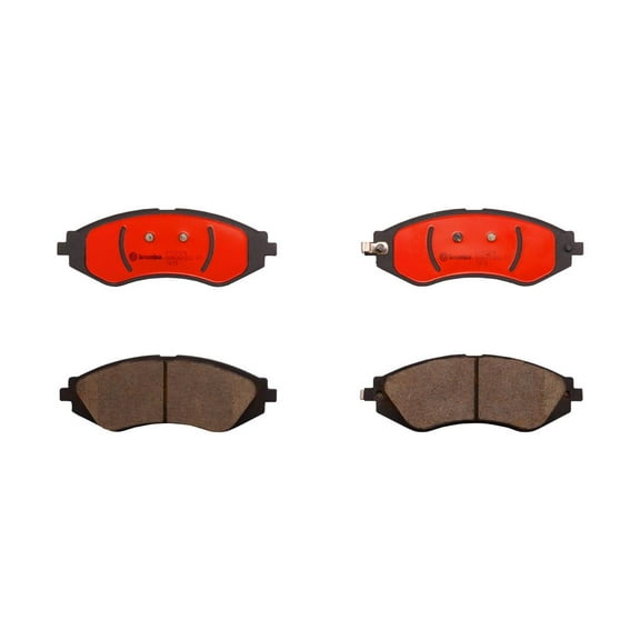 Brembo OE P10032N Front Premium Ceramic Brake Pads for Chevrolet Aveo and Pontiac G3