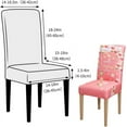thumbnail image 5 of Chair Covers for Dining Chairs Set of 4,Birthday Party Pink Stretch Dining Room Chair Cover Kitchen Parsons Chair Slipcovers (Pack of 4, Birthday Party Pink), 5 of 6