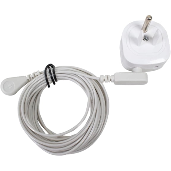 US Grounding Cord With Adapter Splitter 15 FT Long Cable For Grounded Sheets Mats And Pillowcases Universal Wall Plug