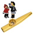 thumbnail image 3 of HLONK Aluminum Alloy Mini Portable Kazoo Ukulele Guitar Partner Musical Instrument (gold), 3 of 5