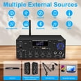 thumbnail image 2 of Romicta KS-33BT Amplificador Bluetooth de 2 Canales y 500W, 2 of 8