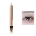 Lazy Double Head High Light Eye Shadow Pen Pearl Light Fine Flash Face