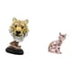 thumbnail image 5 of Escultura de cabeza de gato tigre, figura artística, estatua decorativa para entrada, sala de estar, estantería, mesa, pasillo, chimenea., 5 of 8