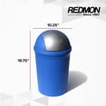 thumbnail image 3 of 4 Gallon Swivel Lid Waste Bin, 3 of 9