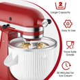 thumbnail image 2 of Accesorio para hacer helados KITOART para batidoras KitchenAid de 2 litros, 2 of 9