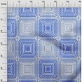 thumbnail image 3 of oneOone Cotton Cambric Blue Fabric Geometric Quilting Supplies Print Sewing Fabric By The Yard 56 Inch Wide, 3 of 4