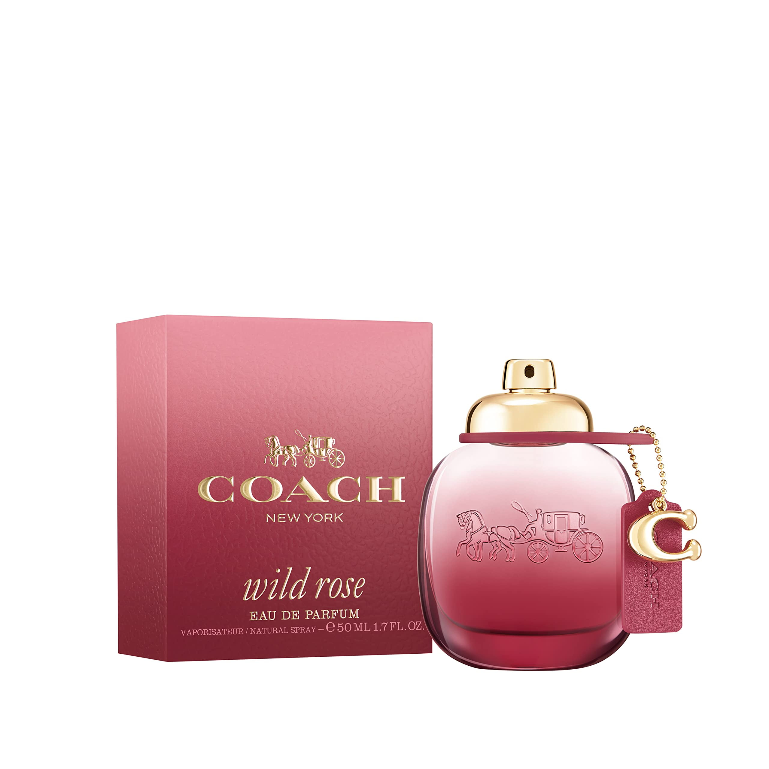香水(女性用) COACH wild rose Eau de Parfum 90ml Coach Wild Rose Eau De Parfum, Floral Fruity Scent, 1.7 oz
