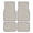 White Tiles Crack, variant on 4-Piece Car Floor Mats Set, White Tiles Crack Crystal Velvet Automotive Front & Rear Floor Liners, Universal Fit for Car, Truck, SUV