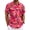 RedFlower, variant on GENTS BLISS Short Sleeve Men Hawaiian Shirts Floral Print Button Down Shirts for Men Casual Beach Shirts