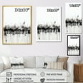 thumbnail image 4 of Designart "Midnight Tranquil Piano Keys I" Music Floater Framed Canvas Art Print, 4 of 5