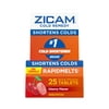 (2 pack) Zicam Cold Remedy Zinc Rapidmelts, Cherry Flavor, Homeopathic Cold Shortening Medicine, 25 Count