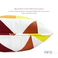 thumbnail image 6 of FBTS Prime 20x12 inch Rectangle Orange Triangular Outdoor Lumbar Pillows with Inserts, 2 Packs, 6 of 8