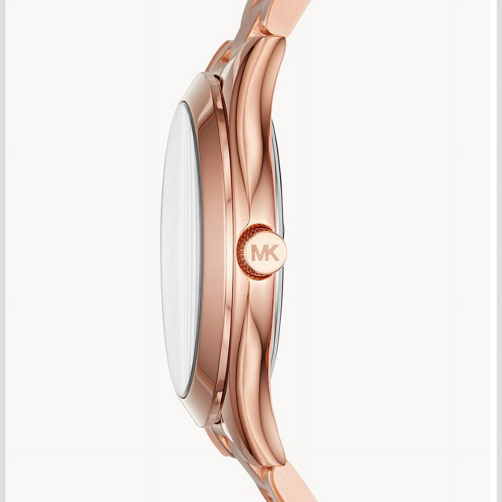 Michael Kors Mini Slim Runway MK3513 rose gold ladies watch Michael Kors Mini Slim Runway 34mm Steel Rose Dial Quartz  main image 2