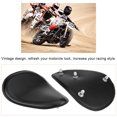 thumbnail image 1 of Motorcycle Solo Black Leather Vintage Style Comfortable Riding Durable Heavy Duty Steel Bracket Spring Mount for Chopper Bobber Custom, 1 of 7