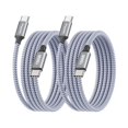 thumbnail image 1 of wonima11 100W USB C Cable 6.6ft, 2-Pack USB C to USB C Cable 100 Watt Fast Charging Type C Charger Cord for iPhone 16 15 Pro Max/Plus/Pro, MacBook/iPad USB-C, Samsung Galaxy S24/S23, Pixel, 1 of 1
